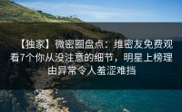 【独家】微密圈盘点：维密友免费观看7个你从没注意的细节，明星上榜理由异常令人羞涩难挡