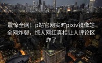 震惊全网！p站官网实时pixiv镜像站全网炸裂，惊人网红真相让人评论区炸了